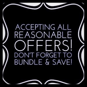 Open to offers and bundle to save!